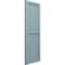 Ekena Millwork True Fit PVC, Two Board Framed Board-n-Batten Shutters, Peaceful Blue, 10 3/4W x 46H, PR TFP101BF11X046SB - alternate 10